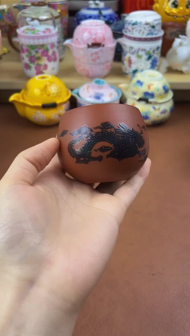 陶陶瓷茶具摆件旅行套组