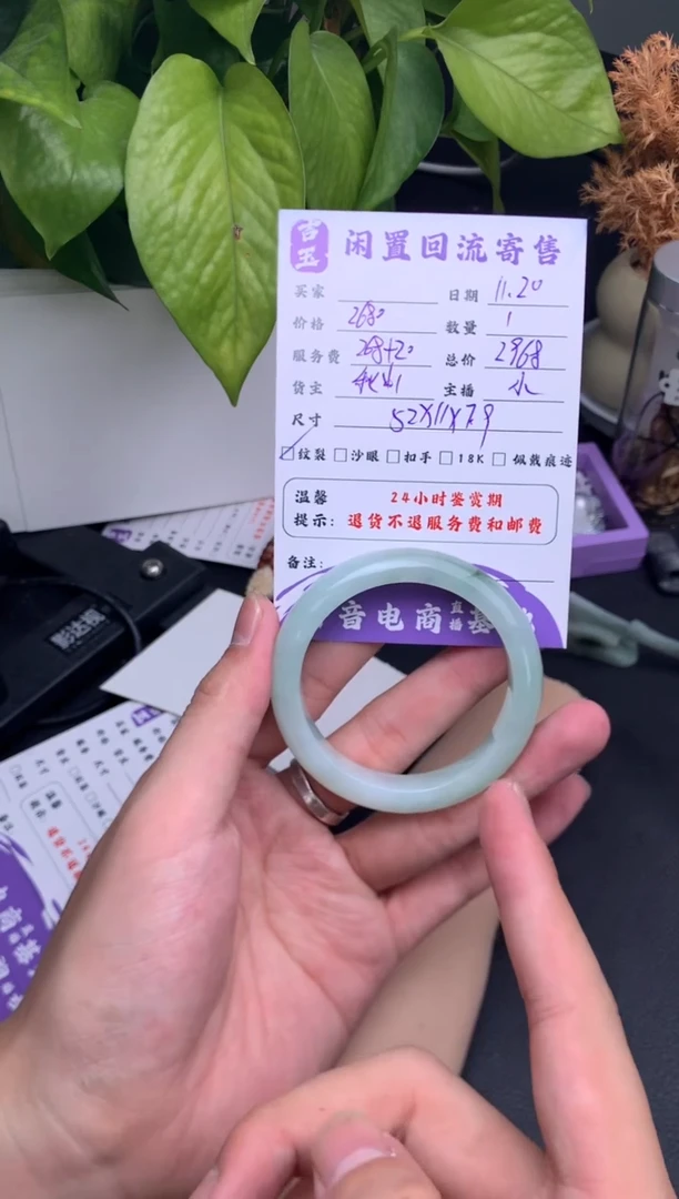 未镶嵌手镯翡翠手镯