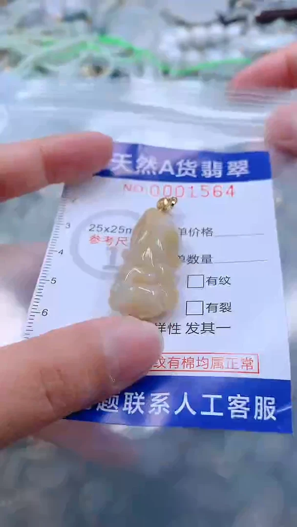 翡翠未镶嵌吊坠(不含链)1