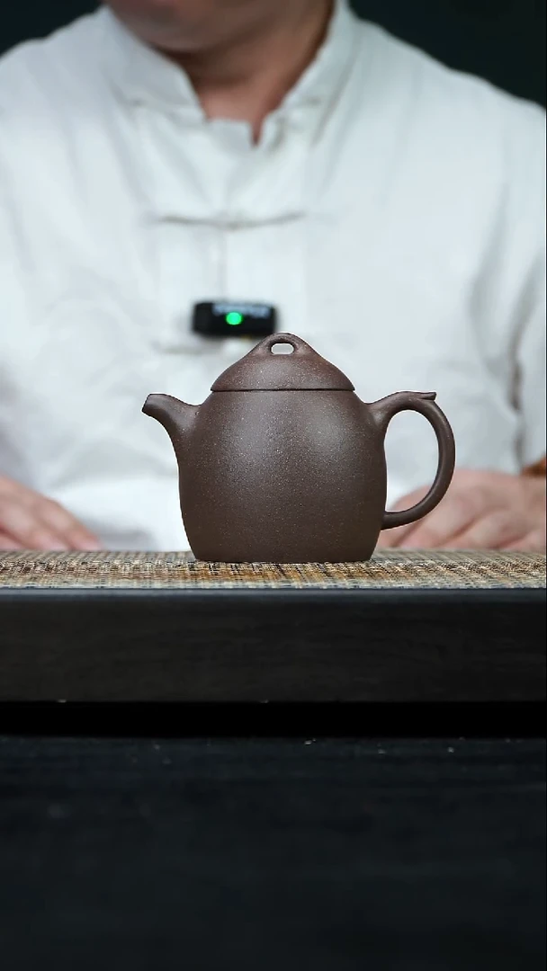 茶壶紫砂秦权 老段泥 220cc 24