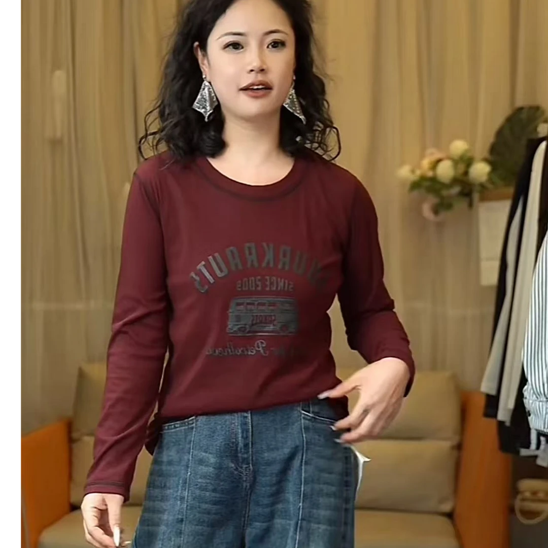 106字母印花长袖106字母印花长袖