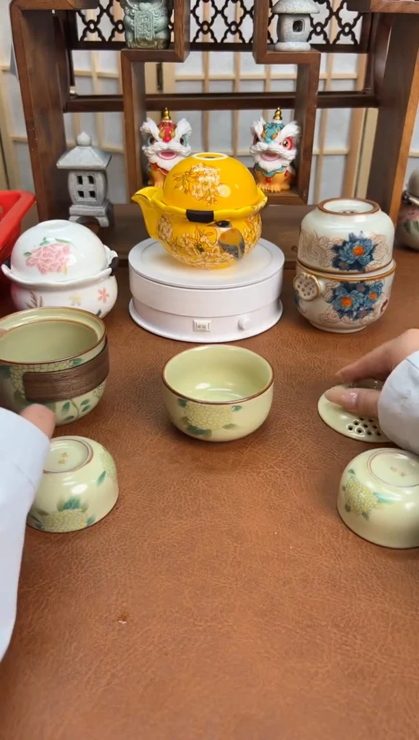 夏日旅行茶具真好看