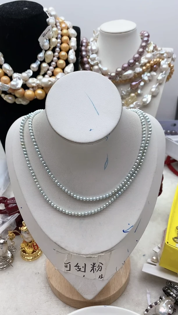 【闪购商品】淡水珍珠颈饰钛钢167