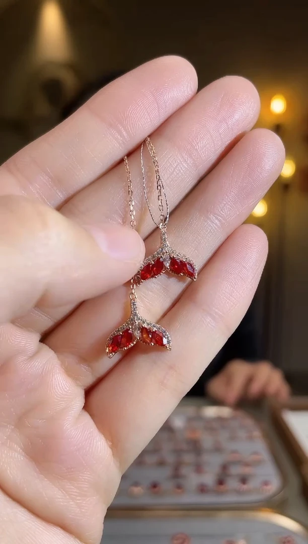 耳饰蓝宝石银S925镶嵌耳饰