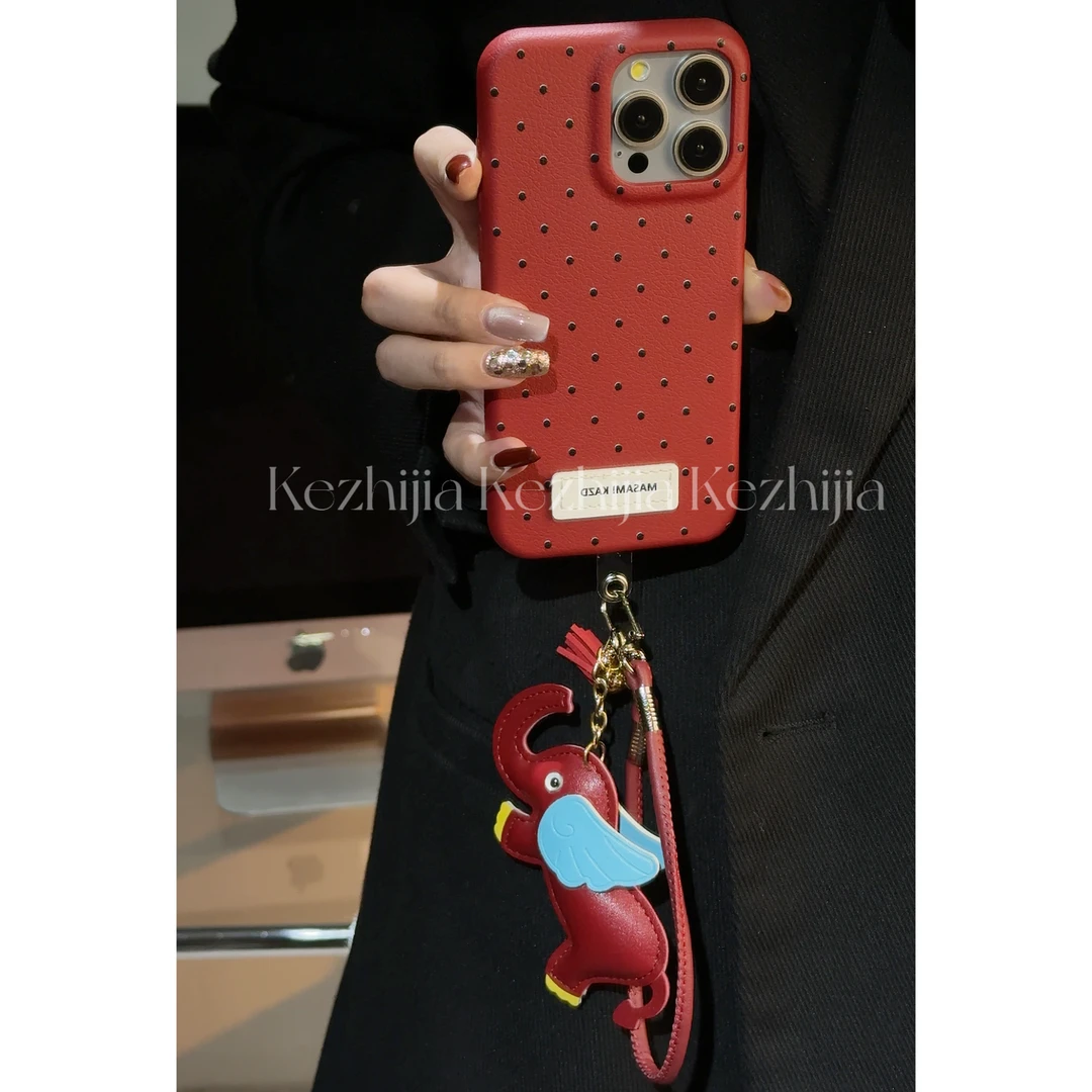 【壳之】高级波点壳适用iPhone16苹果16/15/14/13/12Promax手机壳华