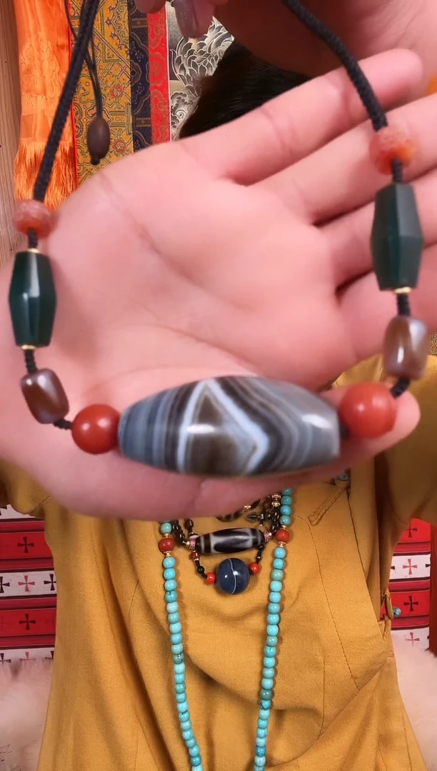 非金属无藏地藏族藏珠串