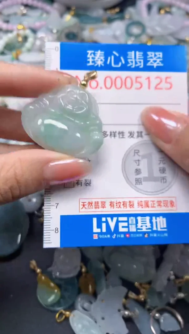 吊坠(不含链)未镶嵌翡翠5125