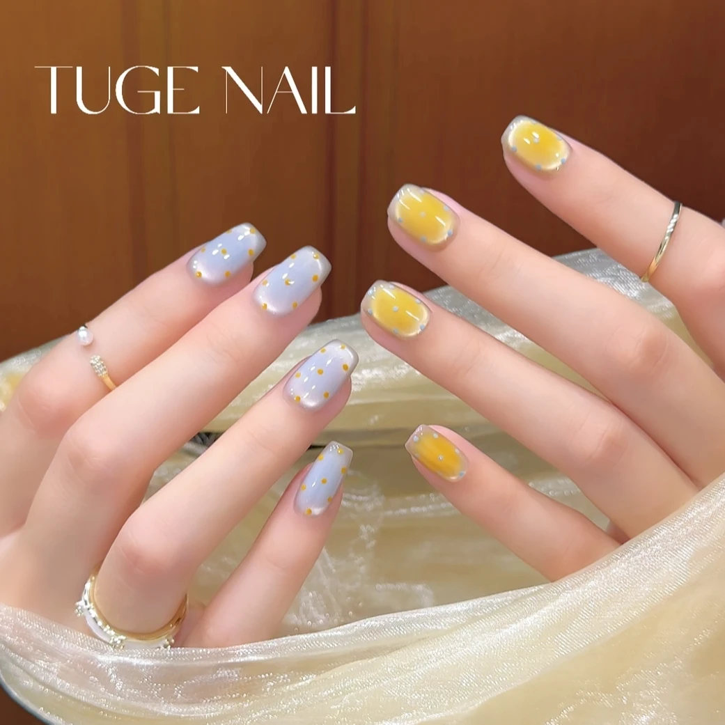 TugeNail “芝士海盐”又韩又奶芝士海盐小饼干夏日猫眼美甲-77专属