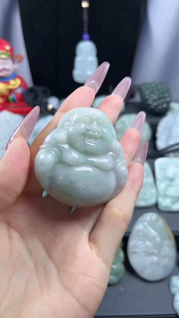 【闪购商品】翡翠颈饰未镶嵌大佛公