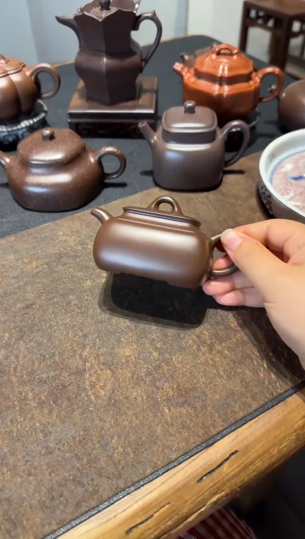 茶壶紫砂司*长四方 紫砂壶