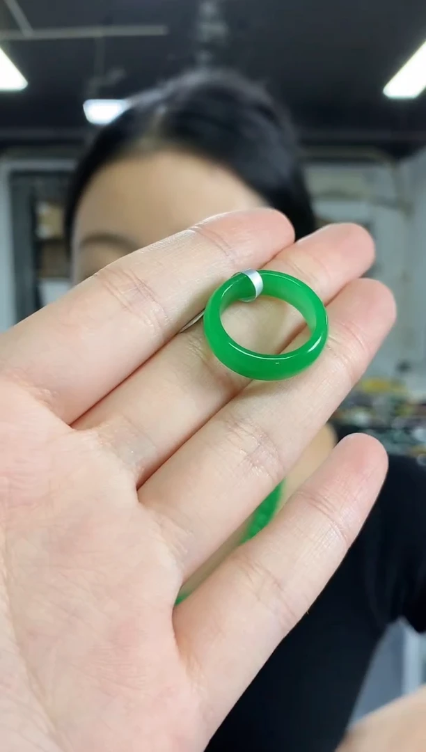 未镶嵌戒指翡翠闪购链接  多样性发其一颜色微差
