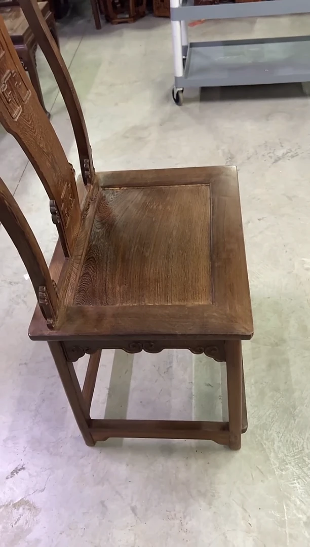 木临****店YK01M2-10262拐子纹靠背椅