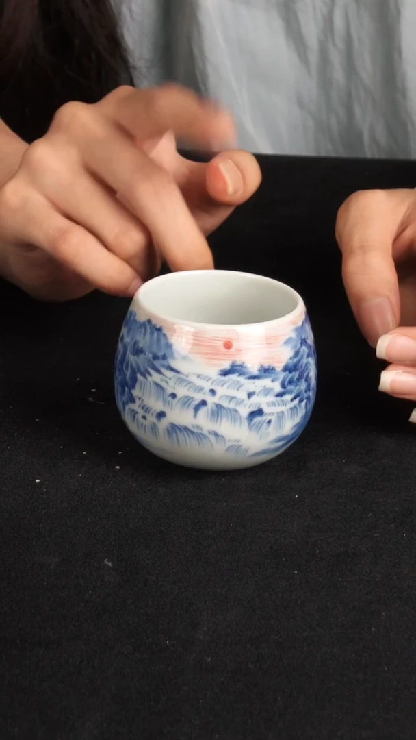 景德镇景琳藏不倒翁杯