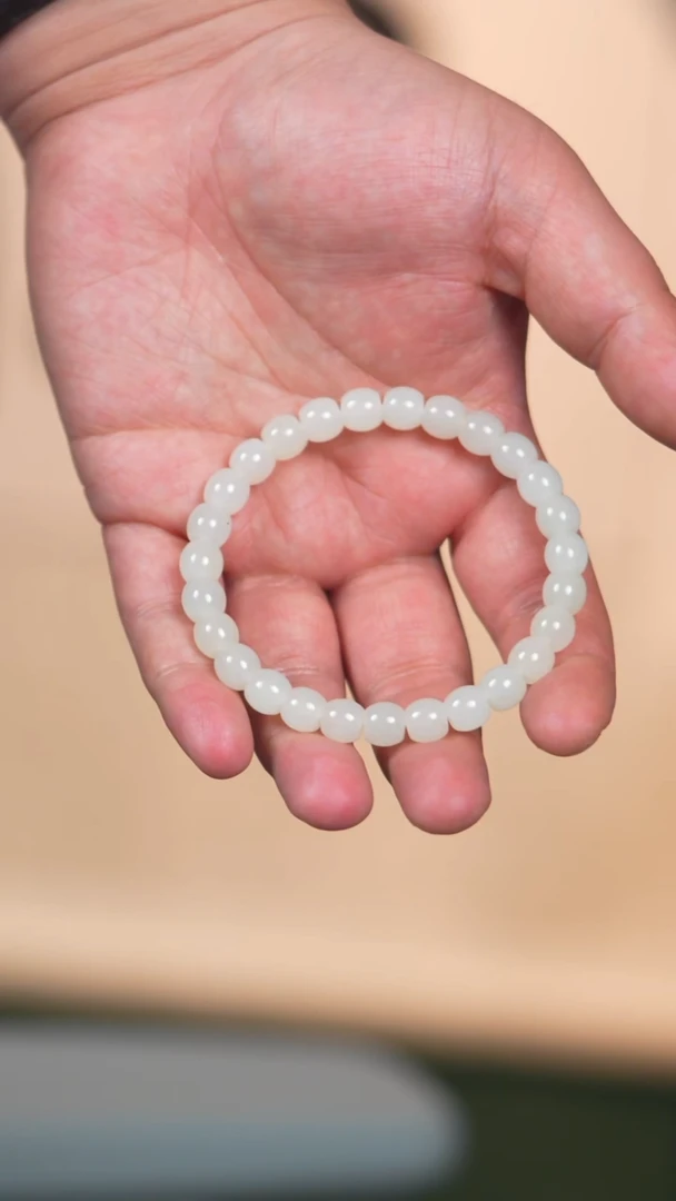 未镶嵌手链和田玉8mm于田