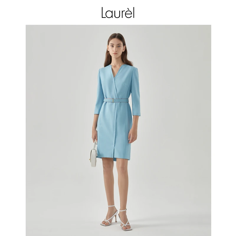 【丽公主专享】Laurel春夏职场收腰连衣裙LWD342Y10900