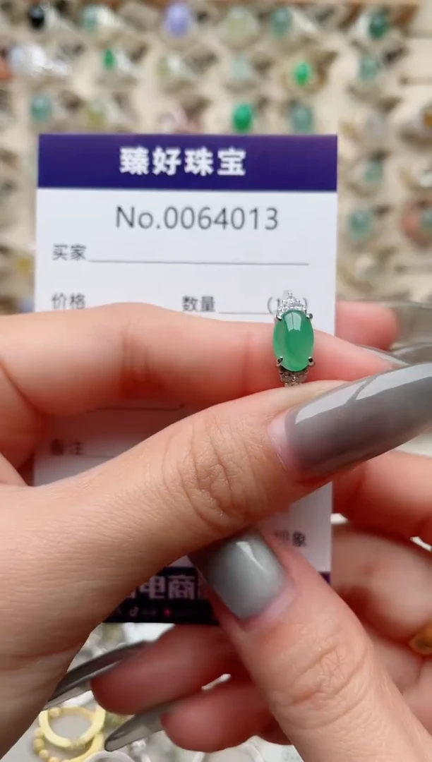 【闪购商品】翡翠戒指银S925镶嵌..........