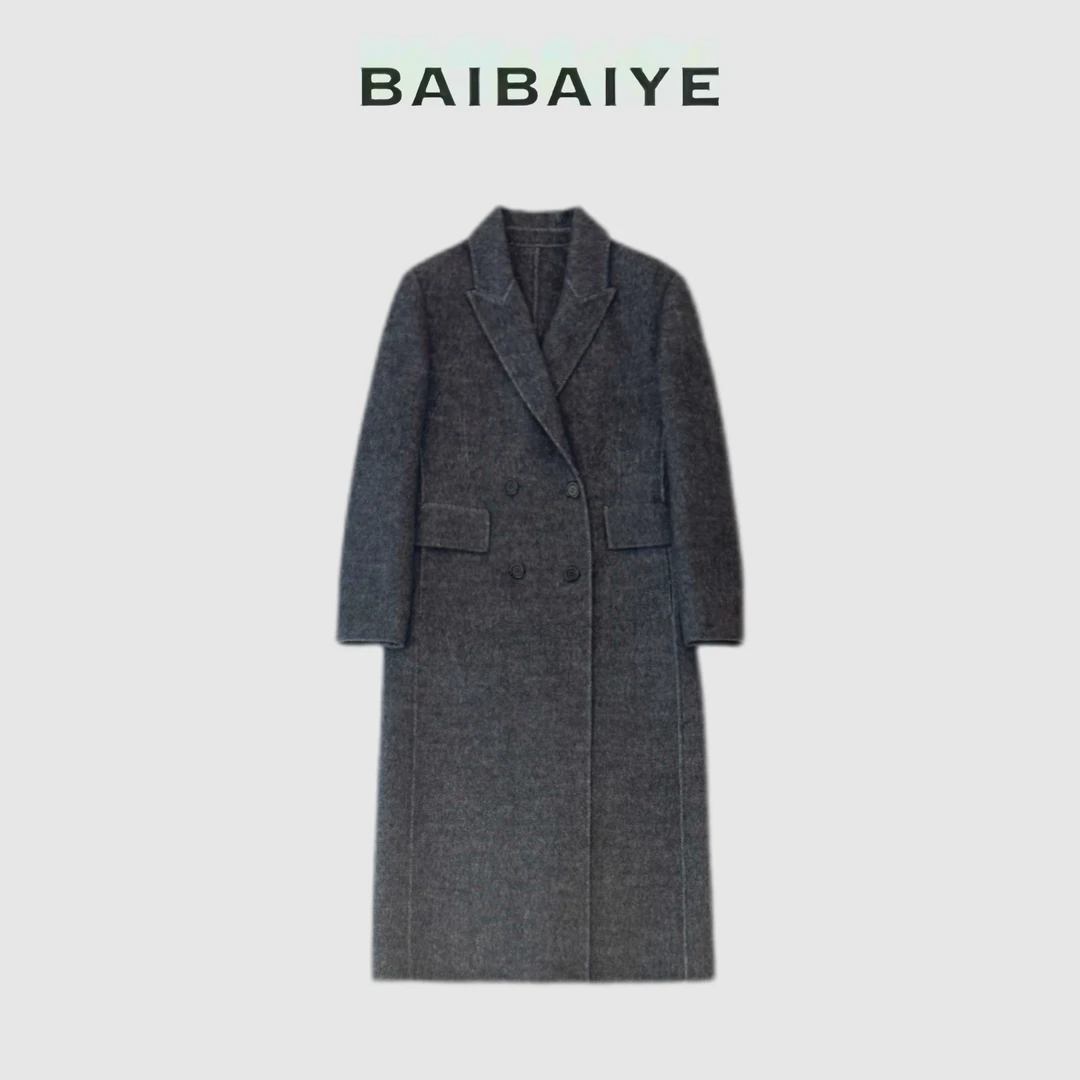 高级法式气质毛呢外套【BAIBAIYE】Z24FL548