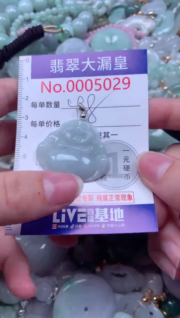 翡翠未镶嵌吊坠(不含链)5029