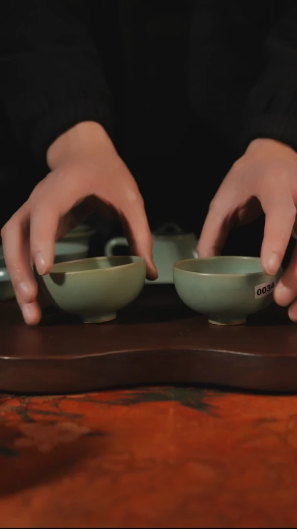 杯子瓷汝州原产地原矿仿古老釉q