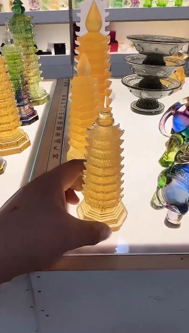 手工艺品琉璃15厘米文昌塔