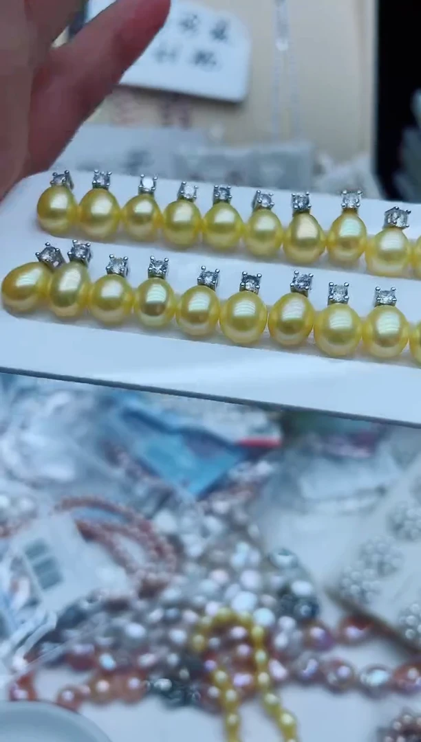 淡水珍珠银S925镶嵌吊坠(不含链)吊坠多样性发其一