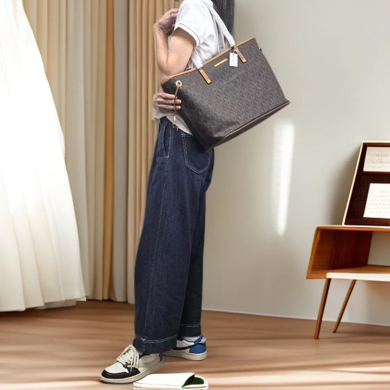 深棕色大号托特大容量腋下包手提包/MM/a8834