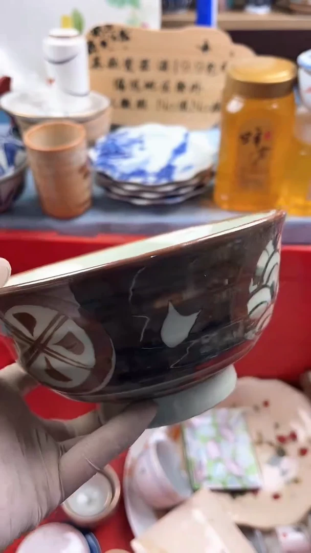 瓷片好****子英歌瓷器满19.9包邮