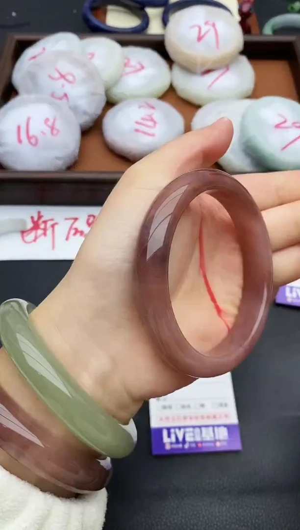 未镶嵌手镯石英质玉91+60/61