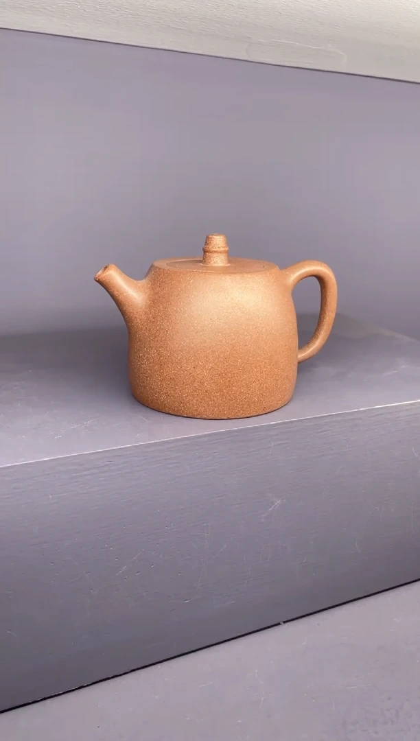 茶壶紫砂桃花泥 汉铎