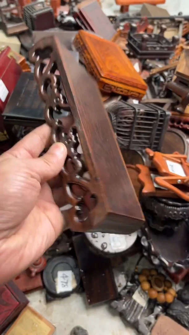 木黑檀木大号书卷