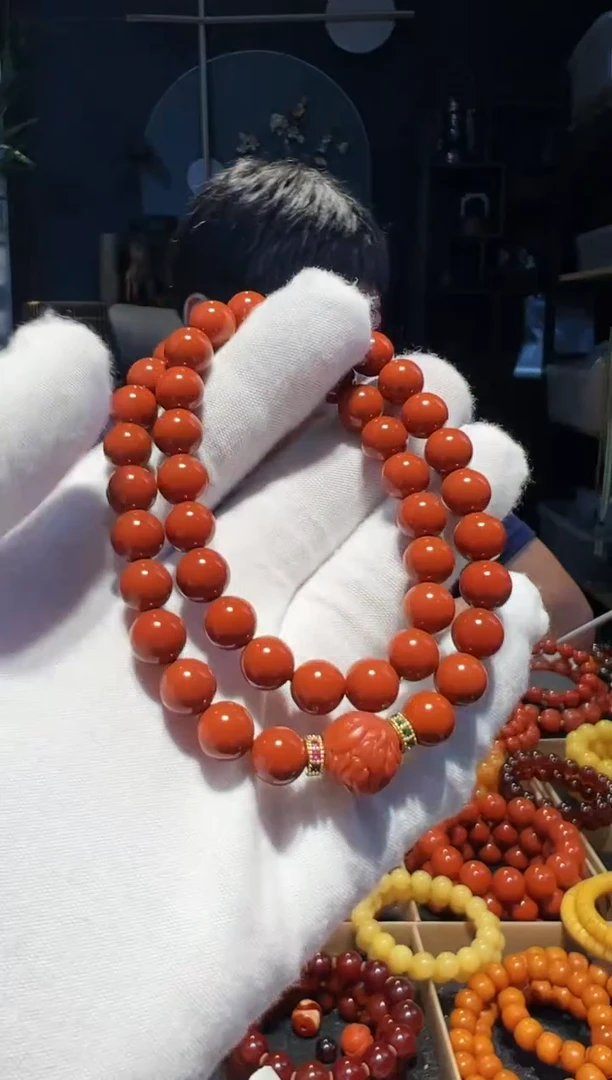 手串未镶嵌南红玛瑙多圈