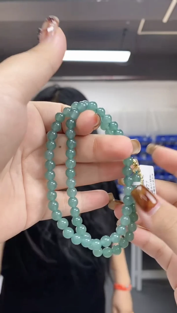 【闪购商品】翡翠项链未镶嵌多样性发其一颜色微差