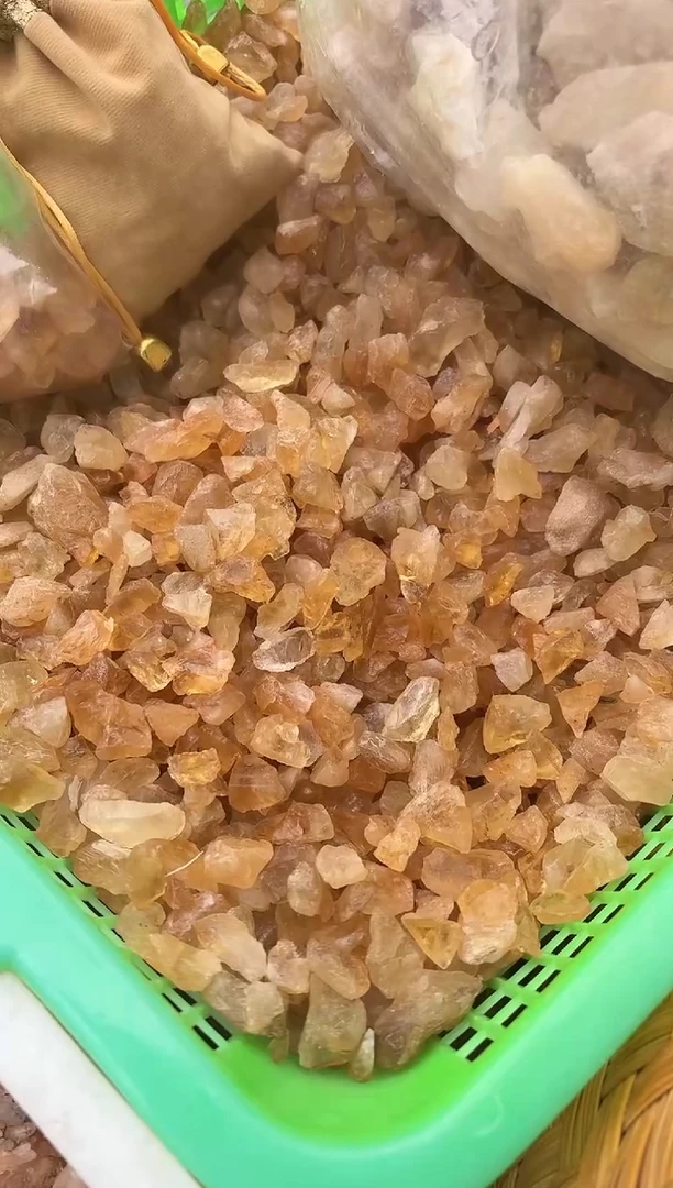 【闪购商品】水晶摆件未镶嵌黄水晶碎石100g