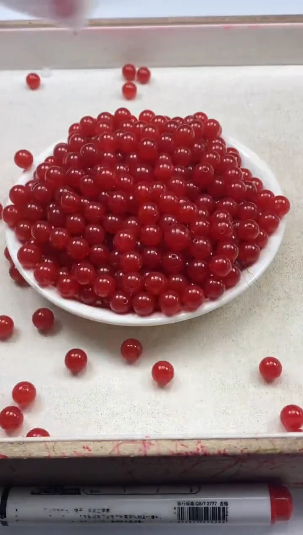 【闪购商品】玛瑙/玉髓颈饰未镶嵌w643冰锦红南红8mm*50颗