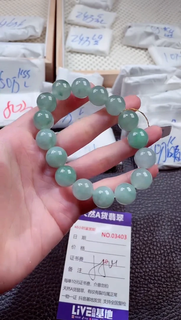 翡翠未镶嵌颈饰00004985