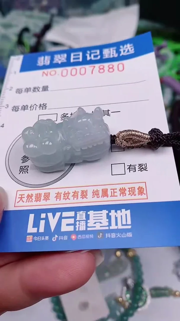 【闪购商品】翡翠颈饰未镶嵌00007880