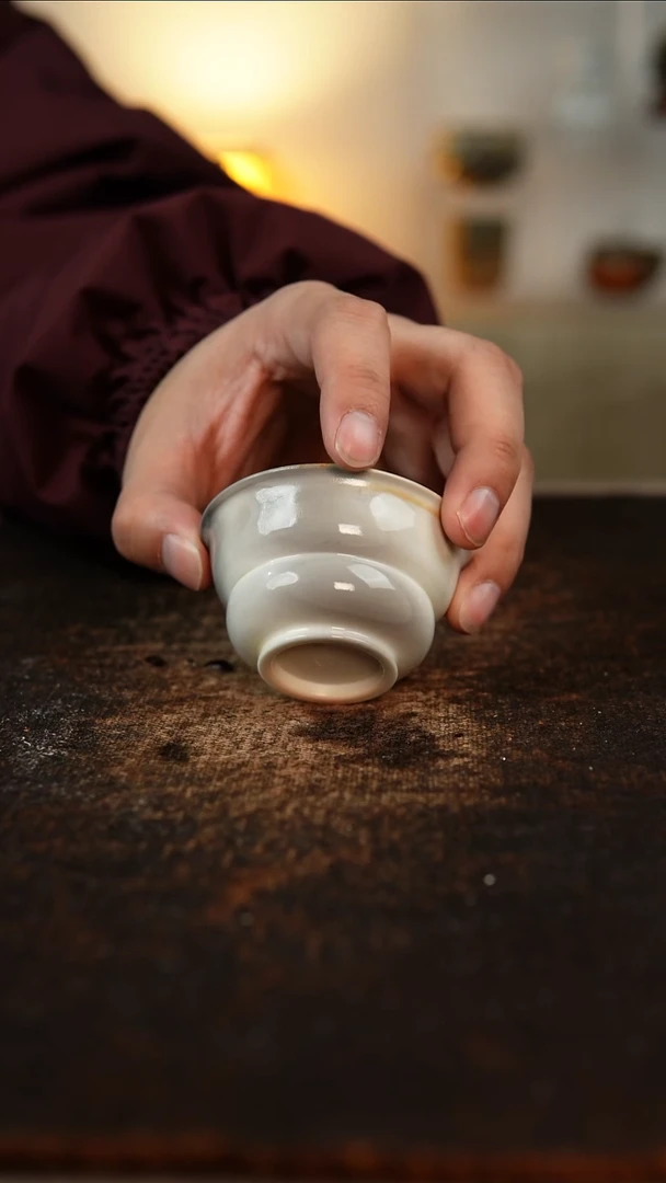 景德镇柴烧   高白  葫芦 70cc    718