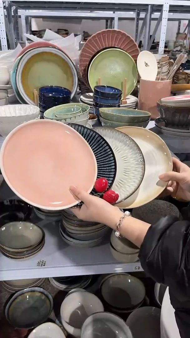 【闪购商品】瓷片外贸尾货瑕疵满20包邮X4 小盘组合