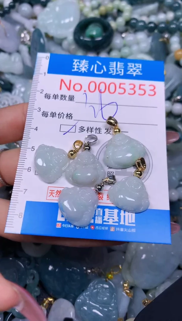 【闪购商品】翡翠颈饰未镶嵌含绳0005353