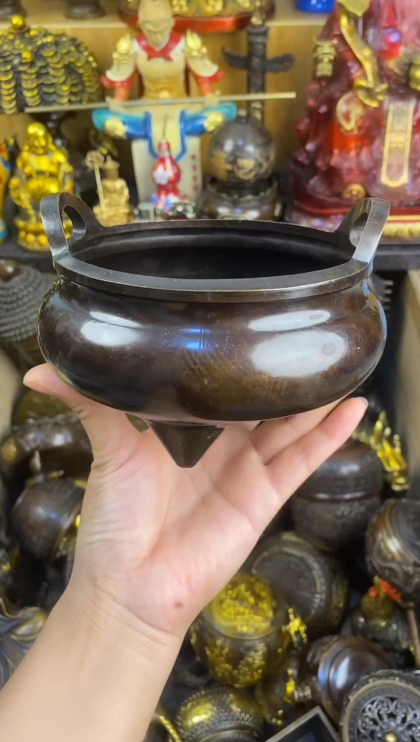 糊**点【古泓铜艺】案台摆件 物品摆件