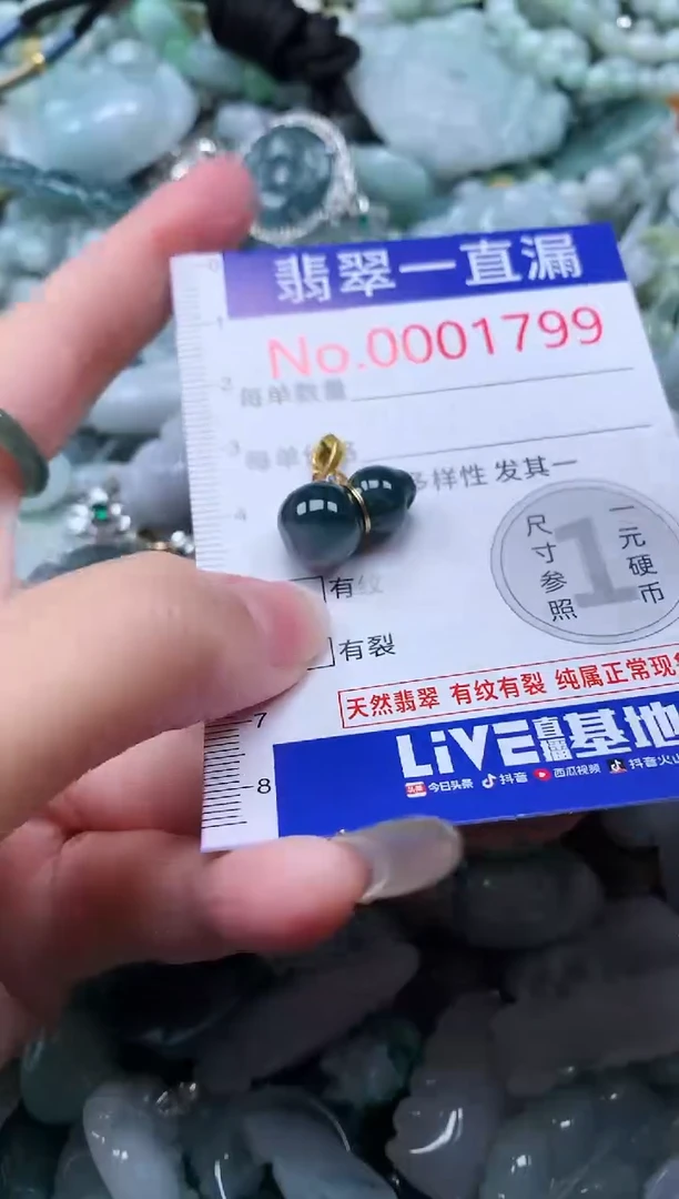 【闪购商品】翡翠吊坠(不含链)未镶嵌1799