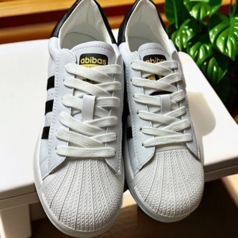 小白鞋系带休闲运动夏季休闲板鞋网面女鞋休闲鞋复古风百搭白色