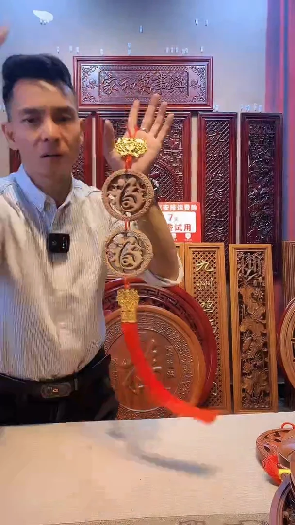 香樟木木雕款康熙小福