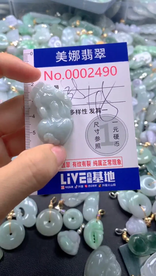 颈饰未镶嵌翡翠2490