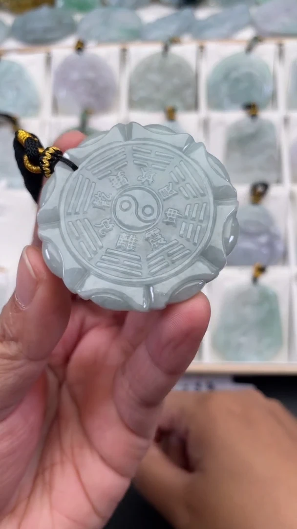 颈饰未镶嵌翡翠天然缅甸翡翠A货458