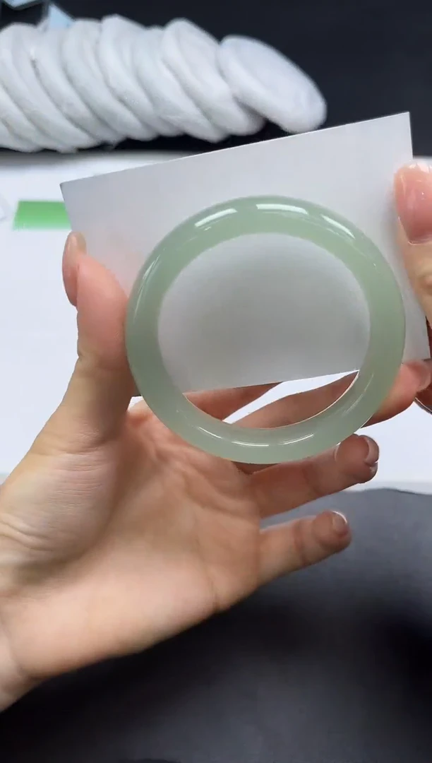 未镶嵌手镯石英质玉0128-52