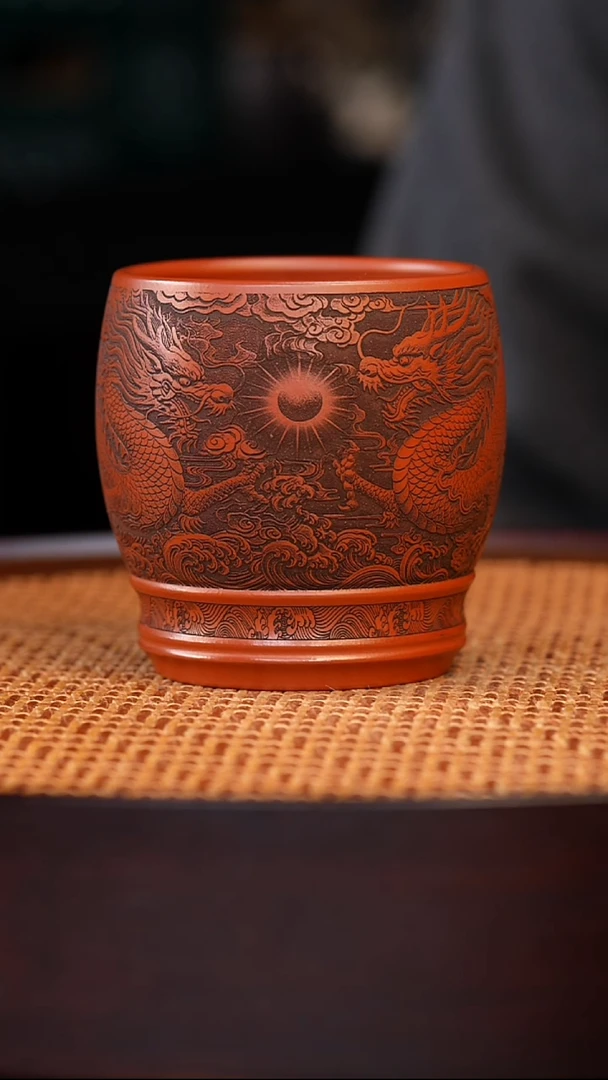 茶杯紫砂宜兴全手工原矿紫砂杯
