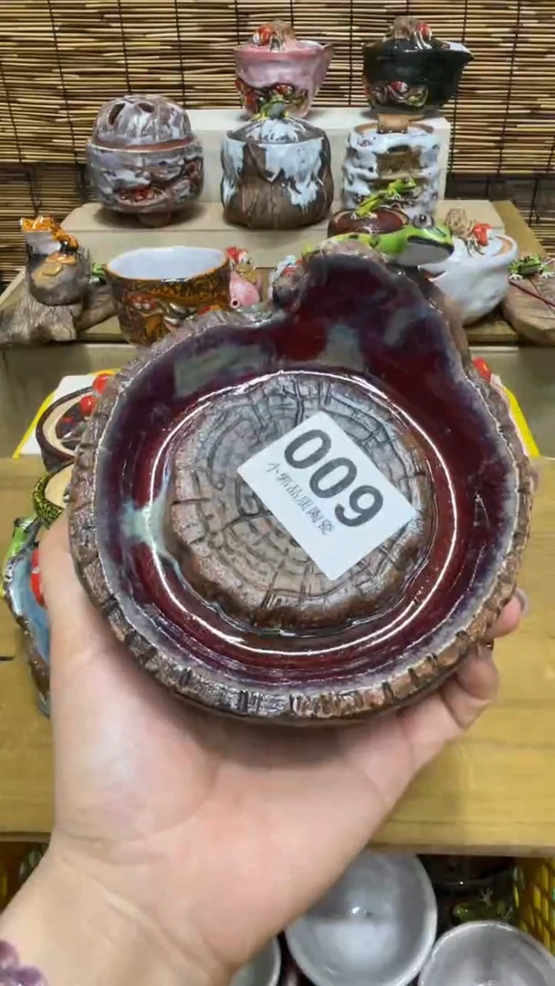 009精美粗陶手工柴烧