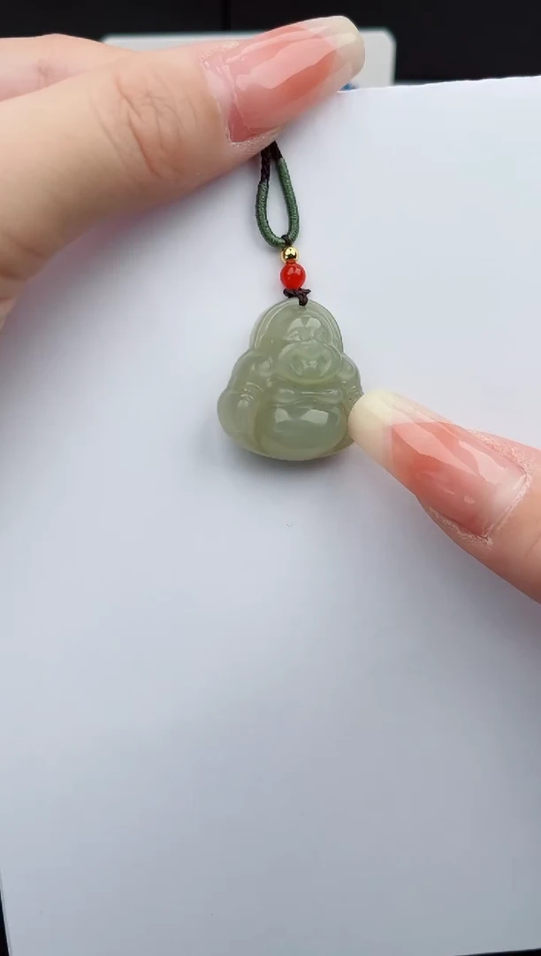【闪购商品】和田玉吊坠(赠链)未镶嵌106岚钻微色差T1