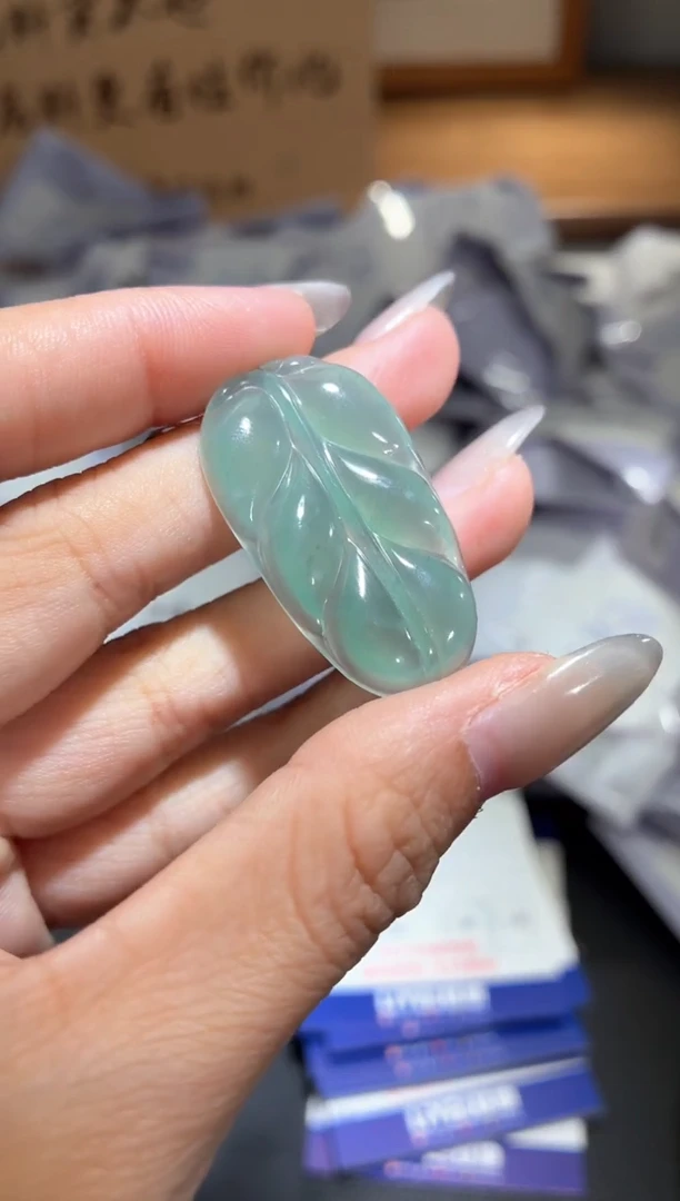 吊坠(不含链)未镶嵌翡翠叶子